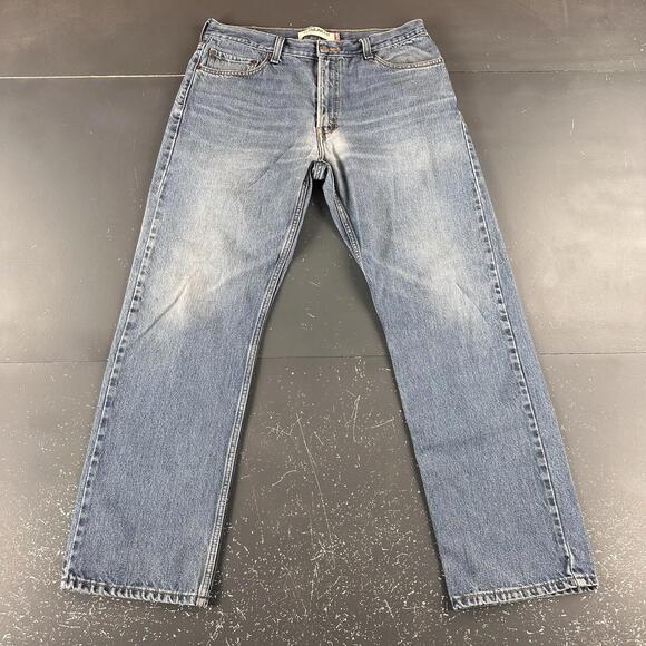 VTG Levis 505 Jeans Mens 35x32 Smoke Rise Fade Worn In Y2K Lot of 2 - Picture 4 of 13